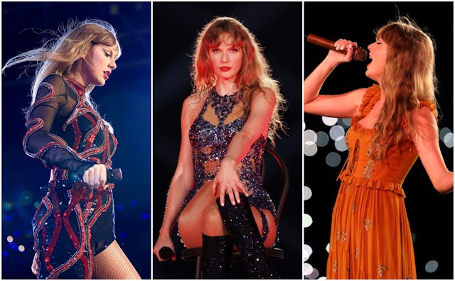 Taylor Swift sings different songs as part of her sold-out Eras Tour.