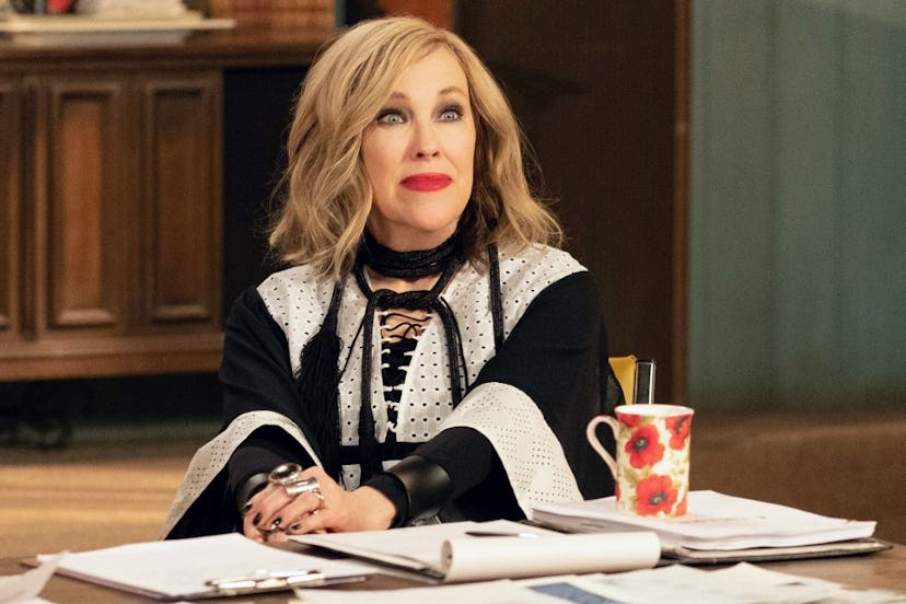 Catherine O'Hara plays TV mom Moira Rose on 'Schitt's Creek.' 