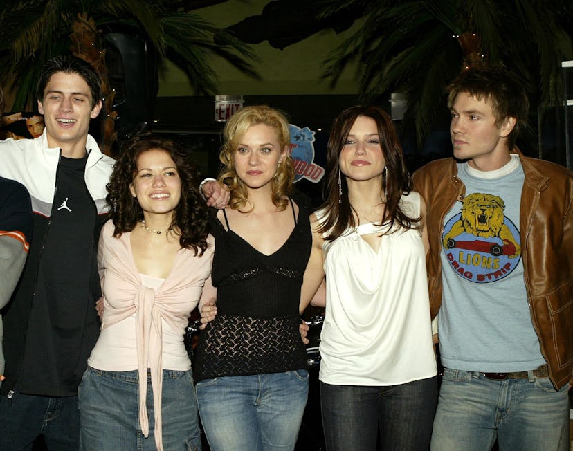 "One Tree Hill" cast from L to R: James Lafferty, Bethany Joy Lenz, Hilarie Burton, Sophia Bush and ...