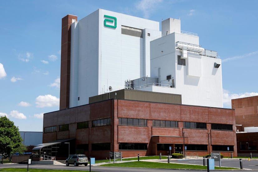 The Abbott manufacturing facility in Sturgis, Michigan, on May 13, 2022.