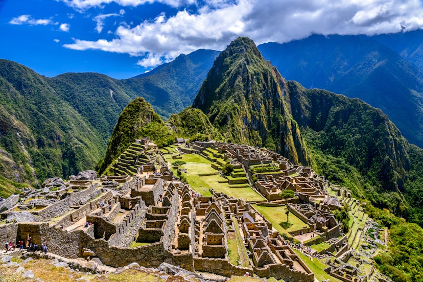 Ruins of Machu Picchu, Inca Trail, Andes, Peru