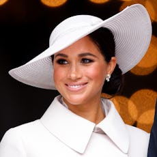 Meghan Markle, an advocate for reproductive rights, attends a National Service of Thanksgiving to ce...