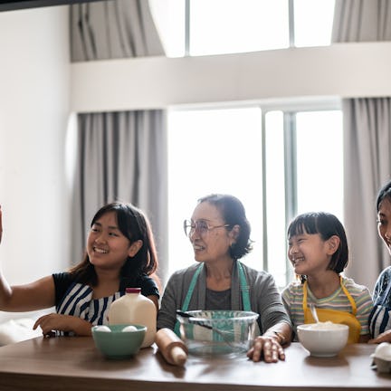 Baking as a family can be a fun thing to do on Mother's Day. 