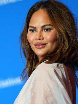 US model and media personality Chrissy Teigen arrives for the White House Correspondents' Associatio...