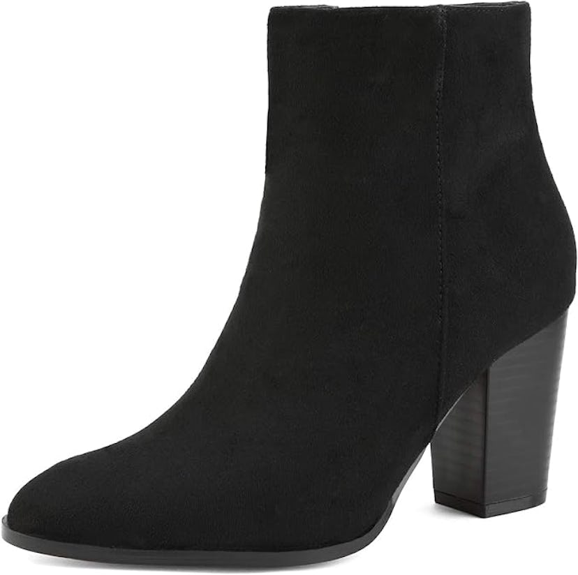 DREAM PAIRS Women's Chunky Block Heel Ankle Booties