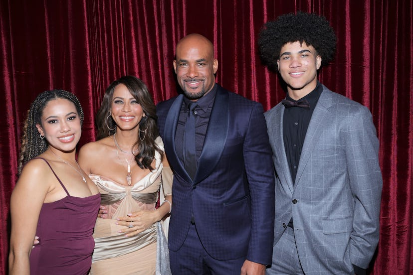 Sophie Kodjoe, Nicole Ari Parker, Boris Kodjoe and Nicolas Kodjoe attend Boris Kodjoe's 50th Birthda...