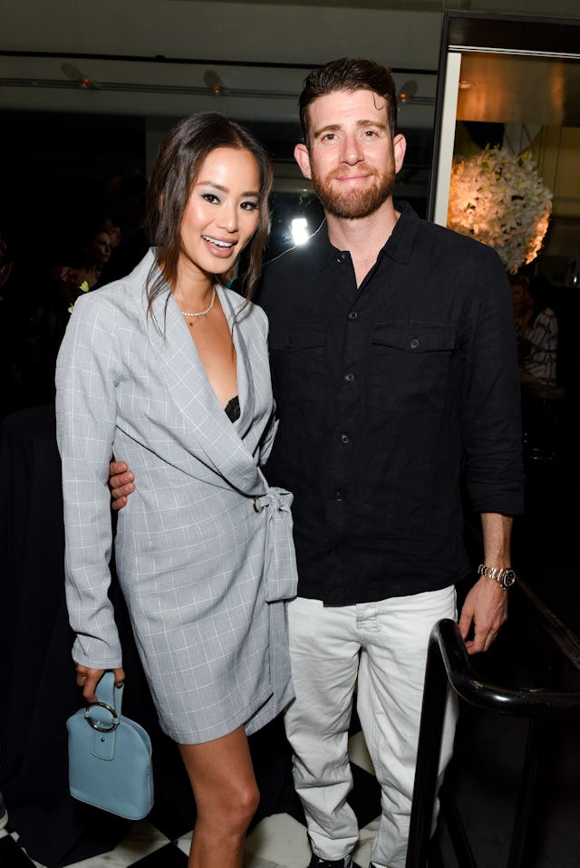 BEVERLY HILLS, CALIFORNIA - JUNE 12: Jamie Chung and Bryan Greenberg attend Ira and Bill DeWitt's Sa...