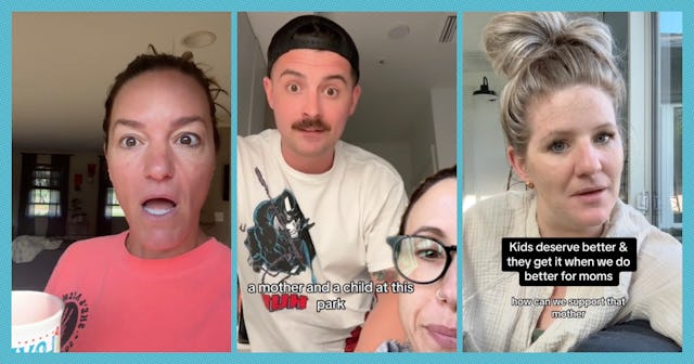 A debate has sprung up on TikTok after a man posted about an incident he witnessed between a mother ...