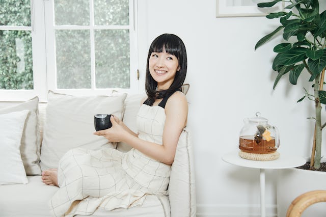 Organizing consultant and television personality Marie Kondo is now all good with messy homes. Here,...