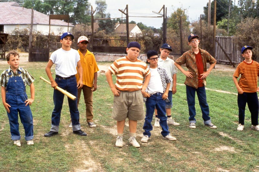 In the '90s family movie 'The Sandlot,' a group of boys forms lasting bonds through baseball. 