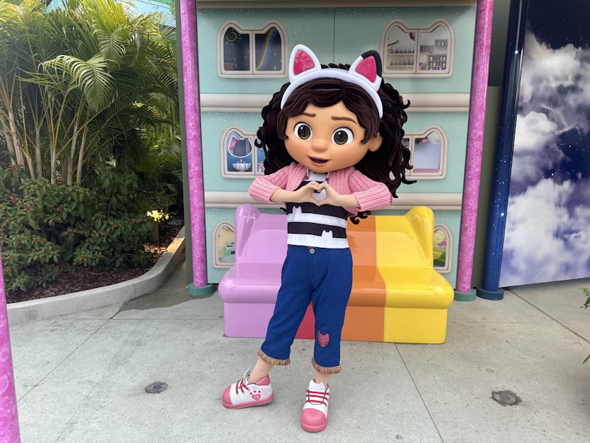 Gabby meet and greet at Universal Orlando's DreamWorks Land