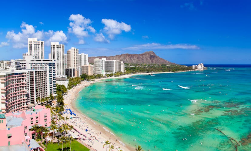 Waikiki Beach in Honolulu, Hawaii