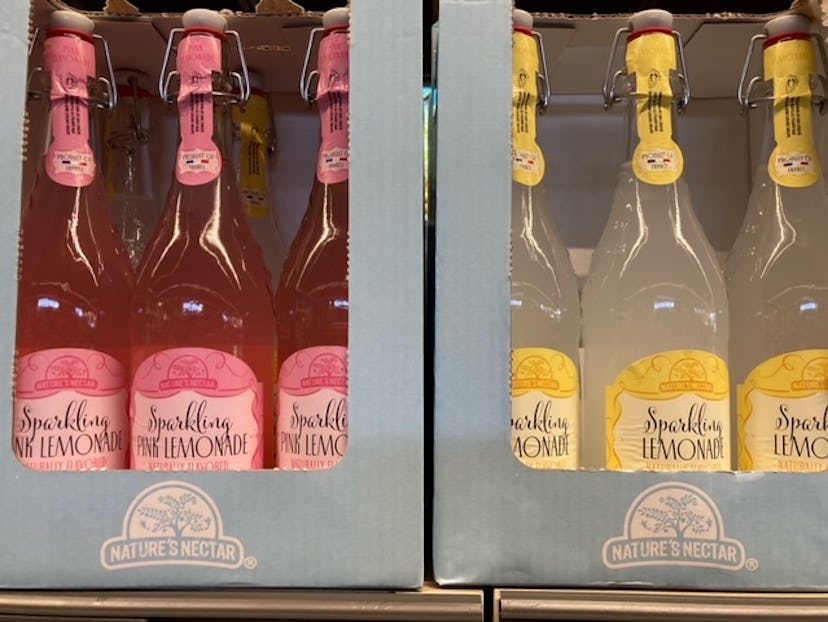 sparkling lemonades at Aldi