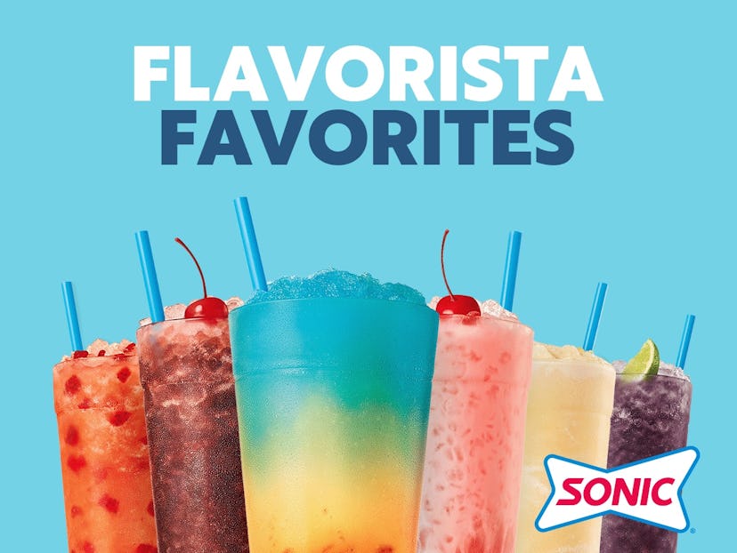 Sonic's new Flavorista Favorits drinks