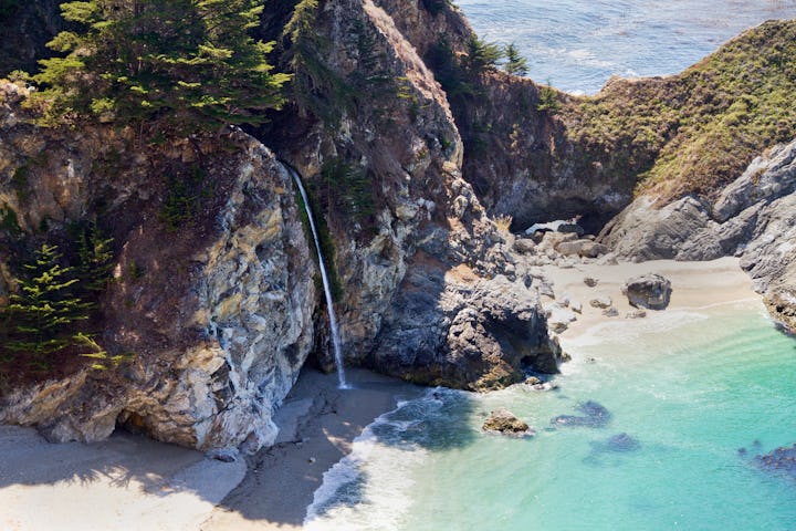 McWay Falls drops into the Pacific OceanJulia Pfeiffer Burns State ParkBig Sur,California