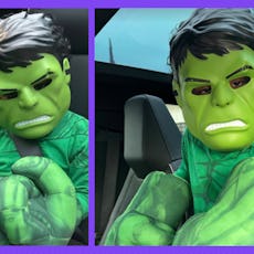 Kim Kardashian recently shared that her son Psalm wouldn't take off his Incredible hulk costume to g...